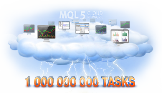 One Billion Tasks Executed with MQL5 Cloud Network!