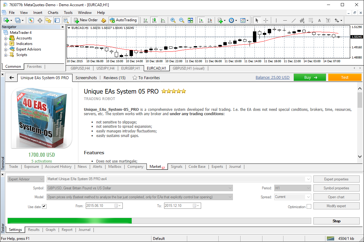 Testez n'importe quel robot de trading du Market avant de l'acheter