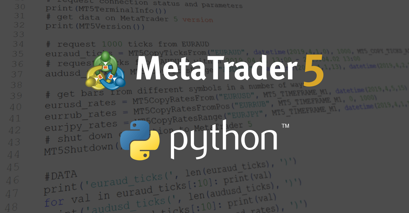 Metatrader Python 3)