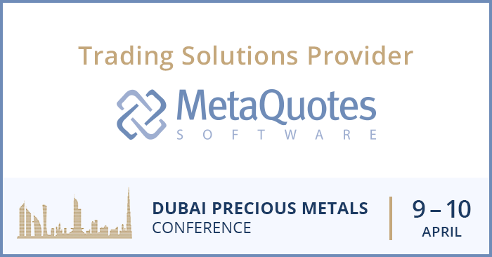 MetaQuotes Software — технологический спонсор Дубайской конференции по драгметаллам DPMC