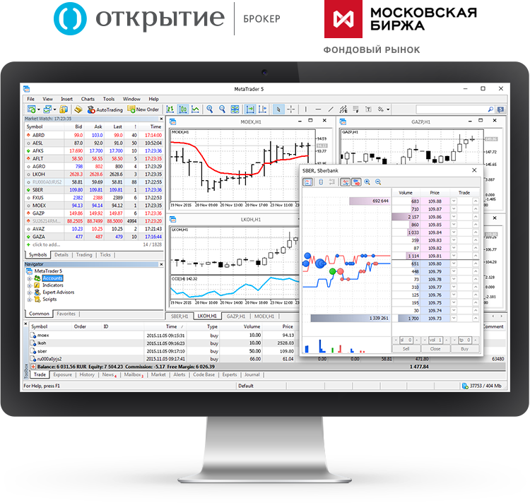 «Открытие Брокер» запускает MetaTrader 5 на фондовом рынке