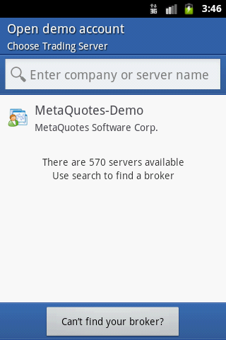 Более 570 брокеров доступны в MetaTrader 4 for Android
