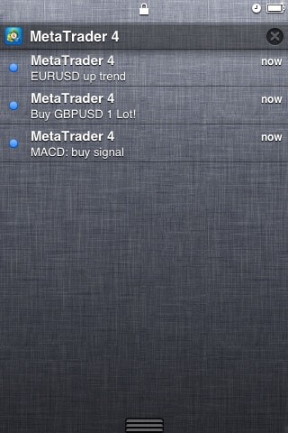 Push notifications in MetaTrader 4 iPhone