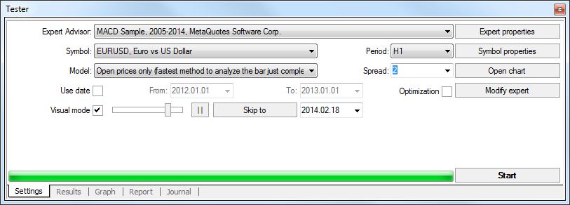 Mt4 Chart Settings