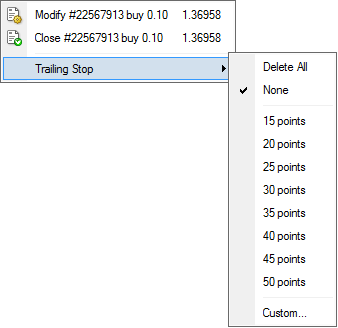 Trailing Stop Trading Metatrader 4 Help - 