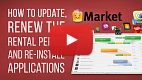 Watch video: How to update, renew the rental period and reinstall products 