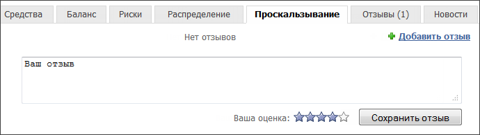Отзывы Отзывы